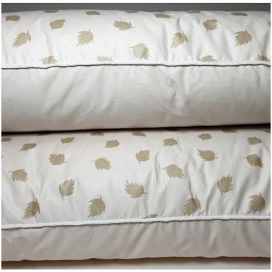 Ančių pūkų ir plunksnų pagalvė (90%-pūkų, 10%-plunksnų), 68x68 cm 2