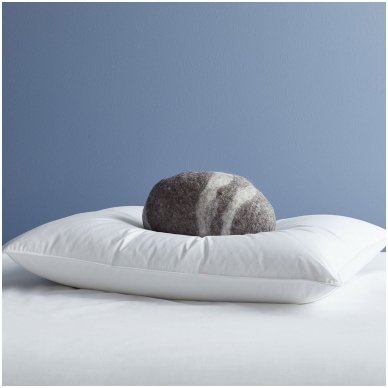 Žąsų pūkinė pagalvė su tiku (90%-pūkų, 10%-plunksnų) EXCLUSIVE ULTRA , 70x70 cm 2