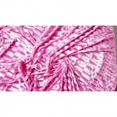 Bambukinis pledas-lovos užtiesalas "Rožinė Klajonė", 220x220 cm