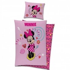 Dvipusis patalynės komplektas "Minnie Mouse", 140x200 cm