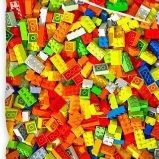 Dvipusis patalynės komplektas "Šaunusis Lego", 140x200 cm