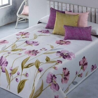 Dvipusė lovatiesė "Rabat", 250x270 cm (violetinė) 1