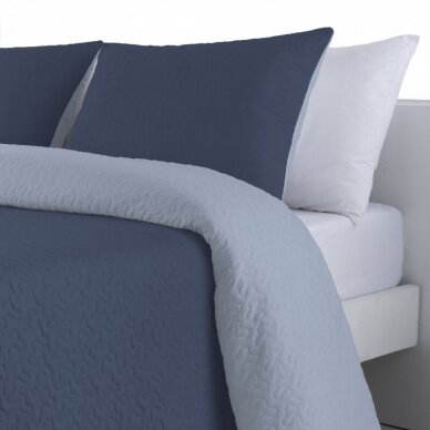 Dvipusė lovatiesė "Azul Palermo", 250x270 cm (su pagalvių užvalkaliukais) 2