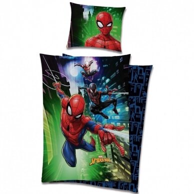 Dvipusis patalynės komplektas "Super Spiderman", 140x200 cm