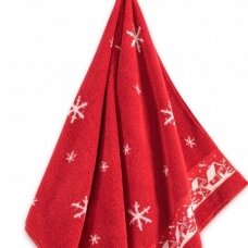 Egipto medvilnės rankšluostis "Kalėdos" (raudona)