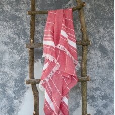 Lengvas lininis rankšluostis (red), 110x200 cm