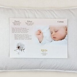 Medvilninė pagalvė vaikui, 40x60 cm 1
