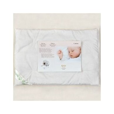 Medvilninė pagalvė kūdikiui, 40x60 cm