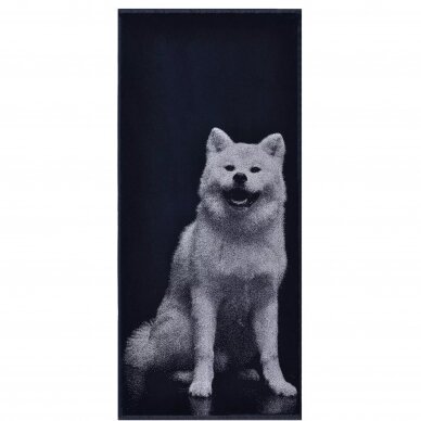 Medvilninis rankšluostis "Akita Inu", 67x150 cm 2
