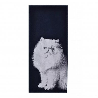 Medvilninis rankšluostis "Persų katė", 67x150 cm 2