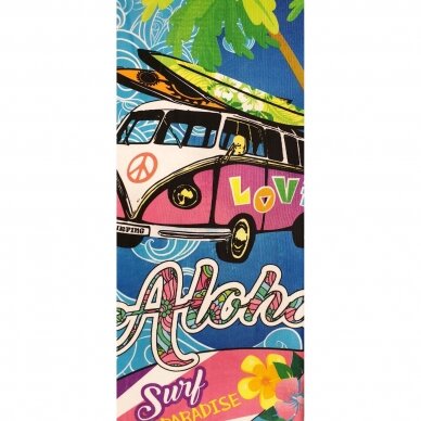 Paplūdimio rankšluostis "Aloha Bus", 86x170 cm