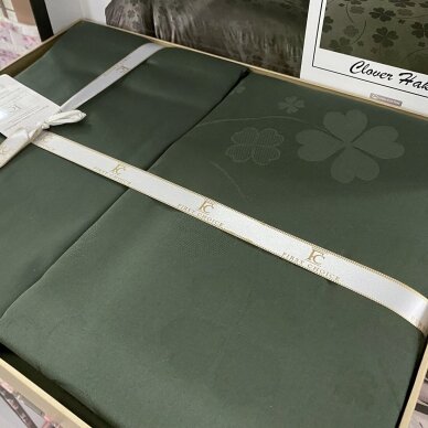 Patalynės komplektas "Clover Dark Green", 6 dalių, 200x220 cm 3