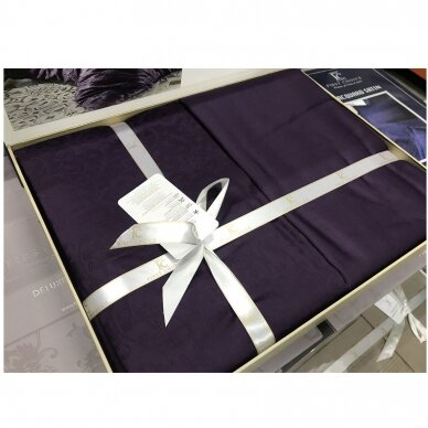 Patalynės komplektas "Athena Mor" (violetinė), 6 dalių, 200x220 cm