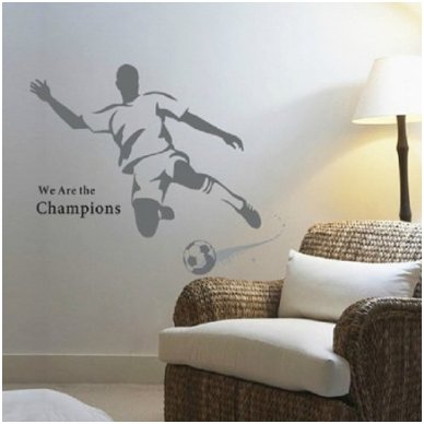 Sienos lipdukas "Futbolo Aistruolis", 110x120 cm