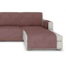Sofos užtiesalas "Longue" kampinei sofai (rožinė/avietinė, kairė)