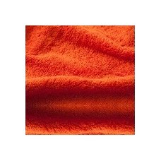 Šukuotinės medvilnės rankšluostis (Oranžinė)
