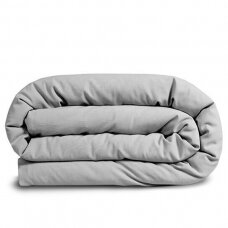 Sunkios antklodės užvalkalas GRAVITY BLANKET®, 135x200 cm (pilka)