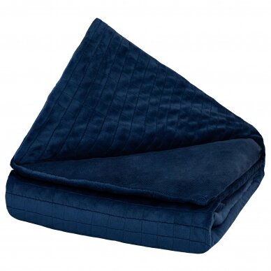 Sunki antklodė SU užvalkalu GRAVITY BLANKET®, 135x200 cm (mėlyna)