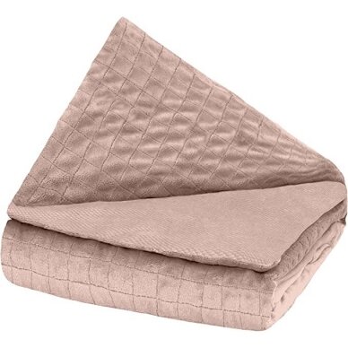 Sunki antklodė SU užvalkalu GRAVITY BLANKET®, 135x200 cm (rožinė) 2
