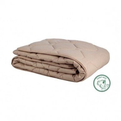 Universali antklodė su kupranugario vilnos užpildu CAMEL (400 g/m²), 140x200 cm 1