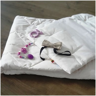 Vaikiškas medvilnės rinkinys (antklodė + pagalvė), 100x135 cm 2