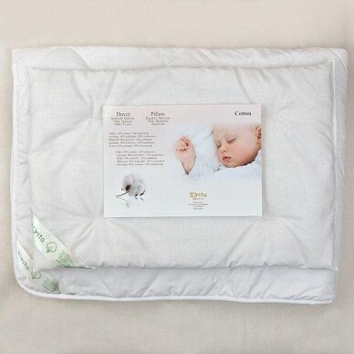Vaikiškas rinkinys su medvilne (antklodė + pagalvė), 100x135 cm 3