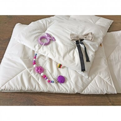 Vaikiškas skalbiamos vilnos rinkinys SUPERWASH (antklodė + pagalvė), 100x135 cm 4