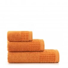 Veliūrinis Egipto medvilnės rankšluostis "Paula" (oranžinė)