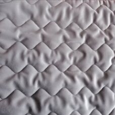 Velveto lovos užtiesalas "Naroa Beig", 250x270 cm (pilkšvai smėlinė)