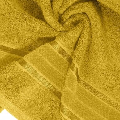 Veliūrinis bambukinis vonios rankšluostis „Miroko“ (garstyčių) 1