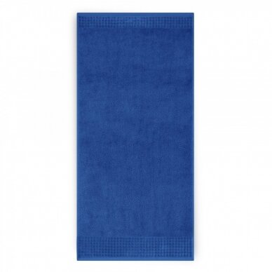 Veliūrinis Egipto medvilnės rankšluostis "Paula" (tamsiai mėlyna) 2