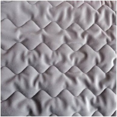 Velveto lovos užtiesalas "Naroa Beig", 250x270 cm (pilkšvai smėlinė) 1