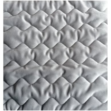 Velveto lovos užtiesalas "Naroa Gris", 250x270 cm (pilka) 1