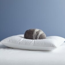 Žąsų pūkų ir plunksnų pagalvė su tiku (90%-pūkų, 10%-plunksnų) EXCLUSIVE ULTRA , 50x70 cm