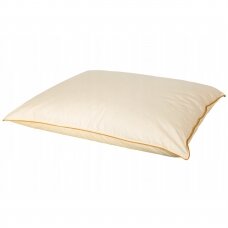 Žąsų pūkų ir plunksnų pagalvė su tiku (70%-pūkų, 30%-plunksnų) LUX ULTRA , 70x70 cm